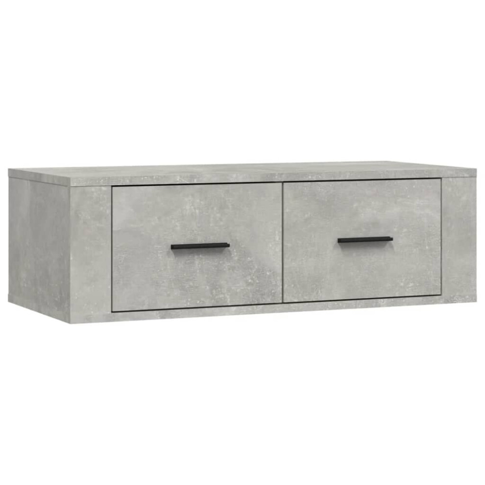 (Concrete grey) vidaXL Hanging TV Cabinet Engineered Wood Sideboard Hifi TV Unit Multi Colours