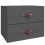 VidaXL (Grey, 1) vidaXL 1/2x Wall-mounted Bedside Cabinet Floating Bedside Unit Multi Colours 1
