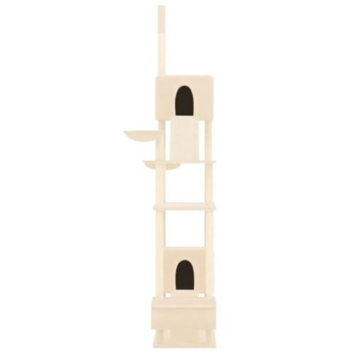 VidaXL vidaXL Kratzbaum Deckenhoch Creme 277-303 cm 2