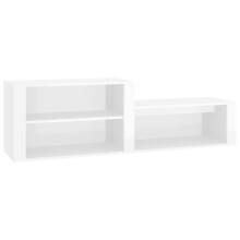 (High gloss white) vidaXL Shoe Cabinet Engineered Wood Home Shoe Storage Organiser Multi Colours