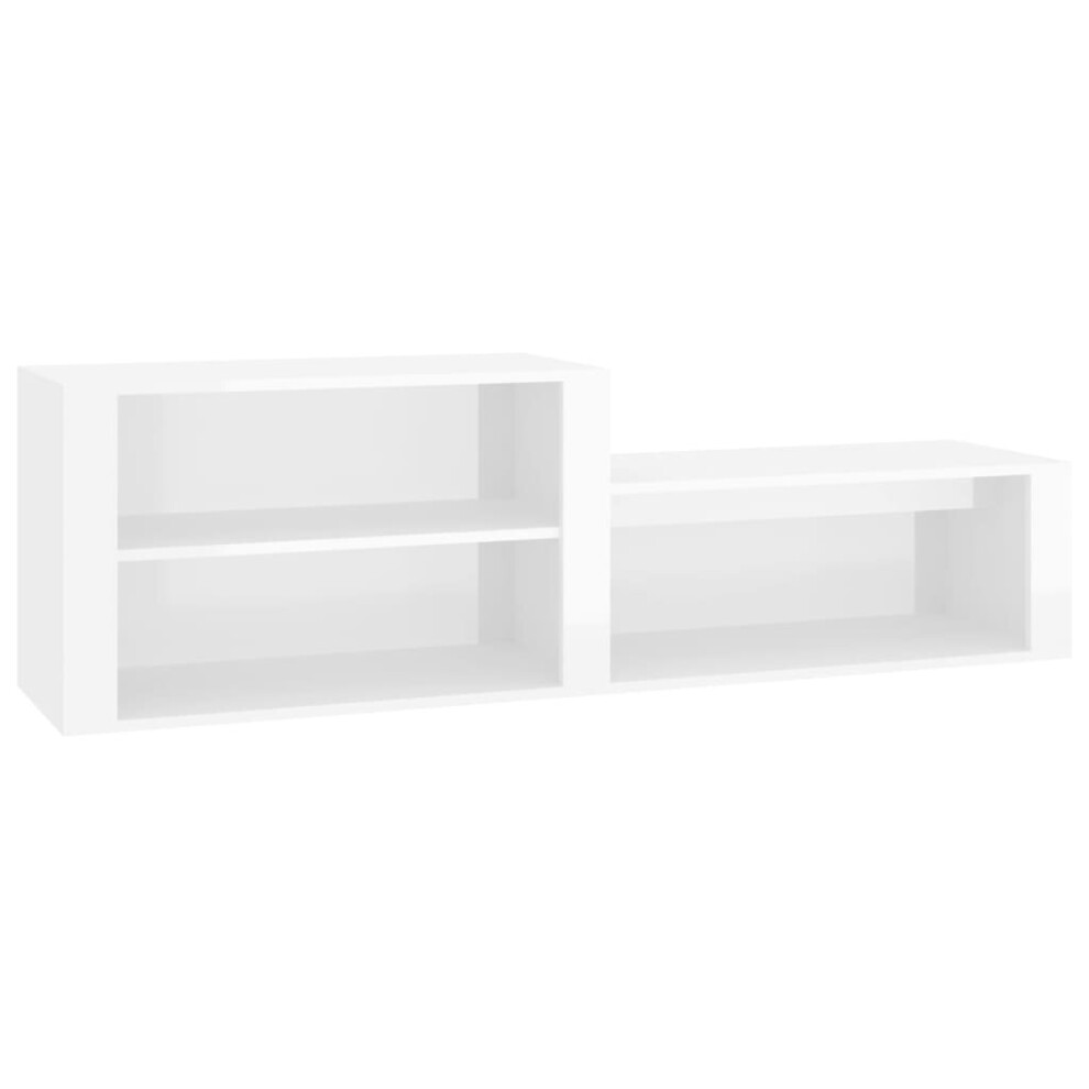 (High gloss white) vidaXL Shoe Cabinet Engineered Wood Home Shoe Storage Organiser Multi Colours