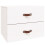 VidaXL (White, 1) vidaXL 1/2x Wall-mounted Bedside Cabinet Floating Bedside Unit Multi Colours 2