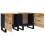 VidaXL (2 Bedside cabinet, Mango) vidaXL Bedside Cabinet Bed Table Telephone Stand Nightstand Solid Wood Mango 7