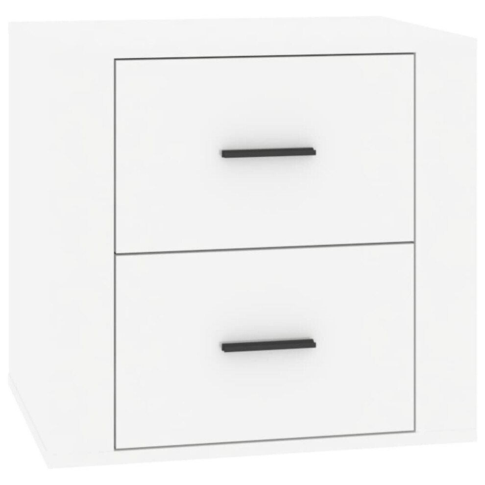 Vidaxl (High Gloss White) Bedside Cabinet Nightstand Side Table Telephone Stand Multi Colours