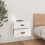 VidaXL (White, 1) vidaXL 1/2x Wall-mounted Bedside Cabinet Floating Bedside Unit Multi Colours 3