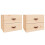 VidaXL (Brown, 2) vidaXL 1/2x Wall-mounted Bedside Cabinet Floating Bedside Unit Multi Colours 2