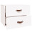 VidaXL (White, 1) vidaXL 1/2x Wall-mounted Bedside Cabinet Floating Bedside Unit Multi Colours 8
