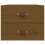 VidaXL (Honey brown, 2) vidaXL 1/2x Wall-mounted Bedside Cabinet Floating Bedside Unit Multi Colours 6