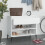 VidaXL (White) vidaXL Shoe Cabinet Engineered Wood Storage Rack Unit Stand Multi Colours 3