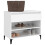 VidaXL (White) vidaXL Shoe Cabinet Engineered Wood Storage Rack Unit Stand Multi Colours 5