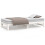 VidaXL (White) vidaXL Solid Wood Pine Pull-out Day Bed Wooden Sofa Bed Multi Colours/Sizes 5