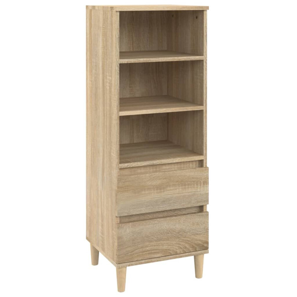 Vidaxl (Sonoma Oak) Highboard Engineered Wood High Sideboard Buffet Cabinet Multi Colours Not,Specified