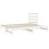VidaXL (White) vidaXL Pull-out Day Bed Bedroom Sofa Bed Guest Bed Sofa Couch Solid Wood Pine 4