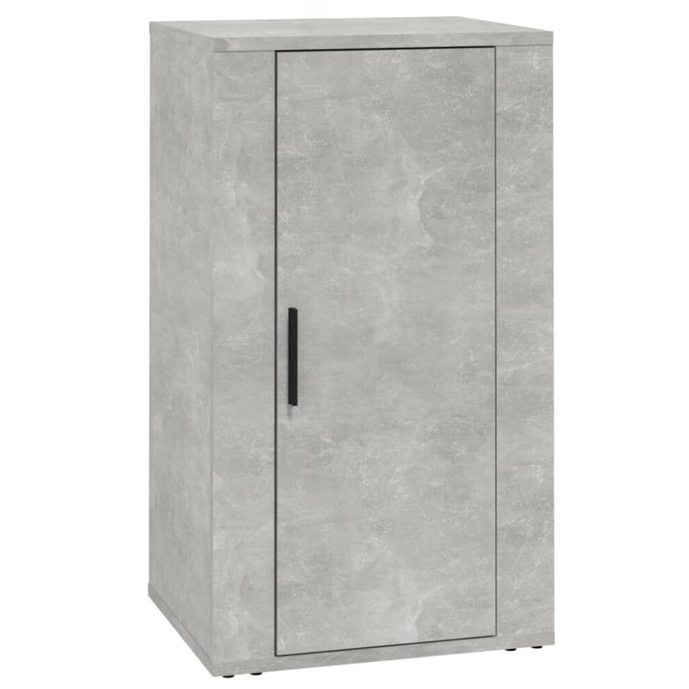Vidaxl (Concrete Grey) Sideboard Engineered Wood Side Cabinet Home Organiser Multi Colours
