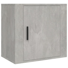 (Concrete grey, 1 x Bedside cabinet) vidaXL 1/2x Wall-mounted Bedside Cabinet Floating Nightstand Multi Colours