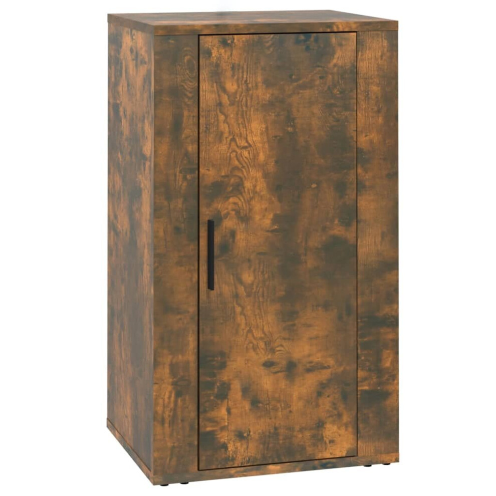 Vidaxl (Smoked Oak) Sideboard Engineered Wood Side Cabinet Home Organiser Multi Colours