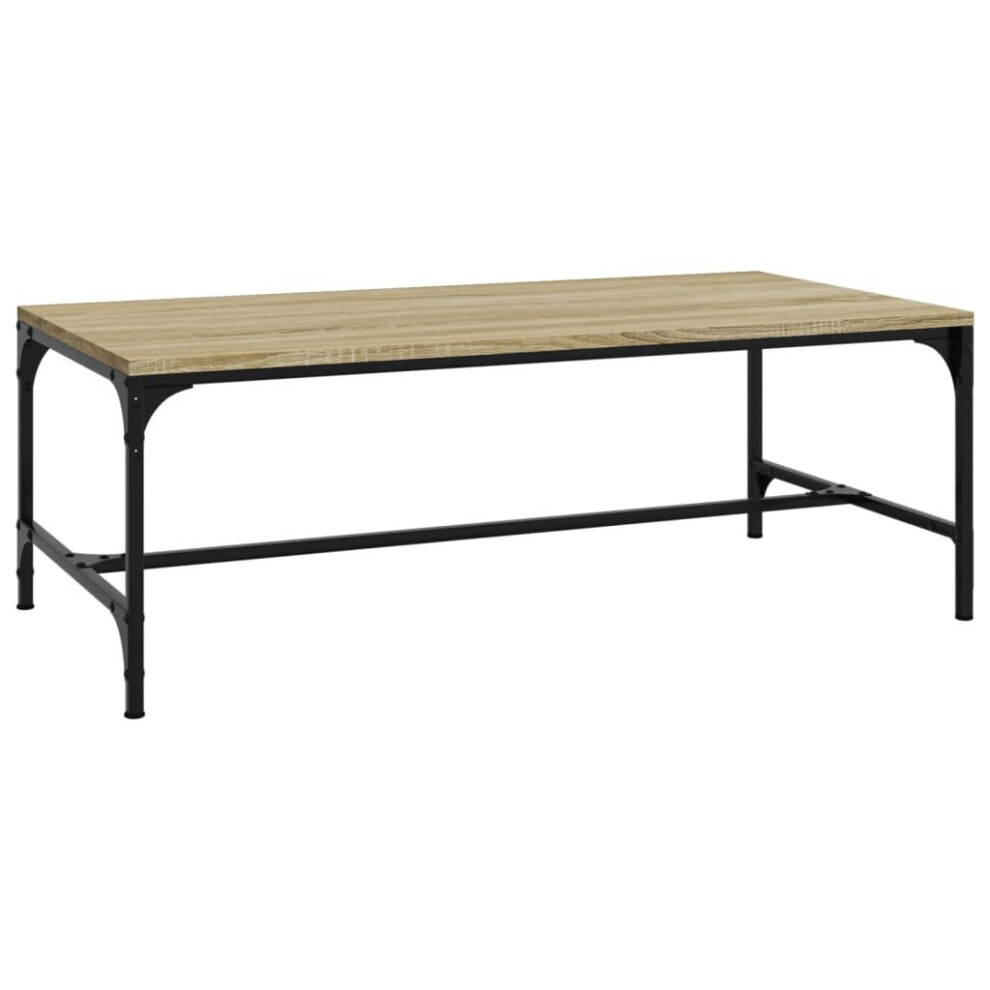 Vidaxl (Sonoma Oak, 100 X 50 X 35 Cm) 1/2X Side Table Engineered Wood Couch Tea Table Multi Colours/Sizes