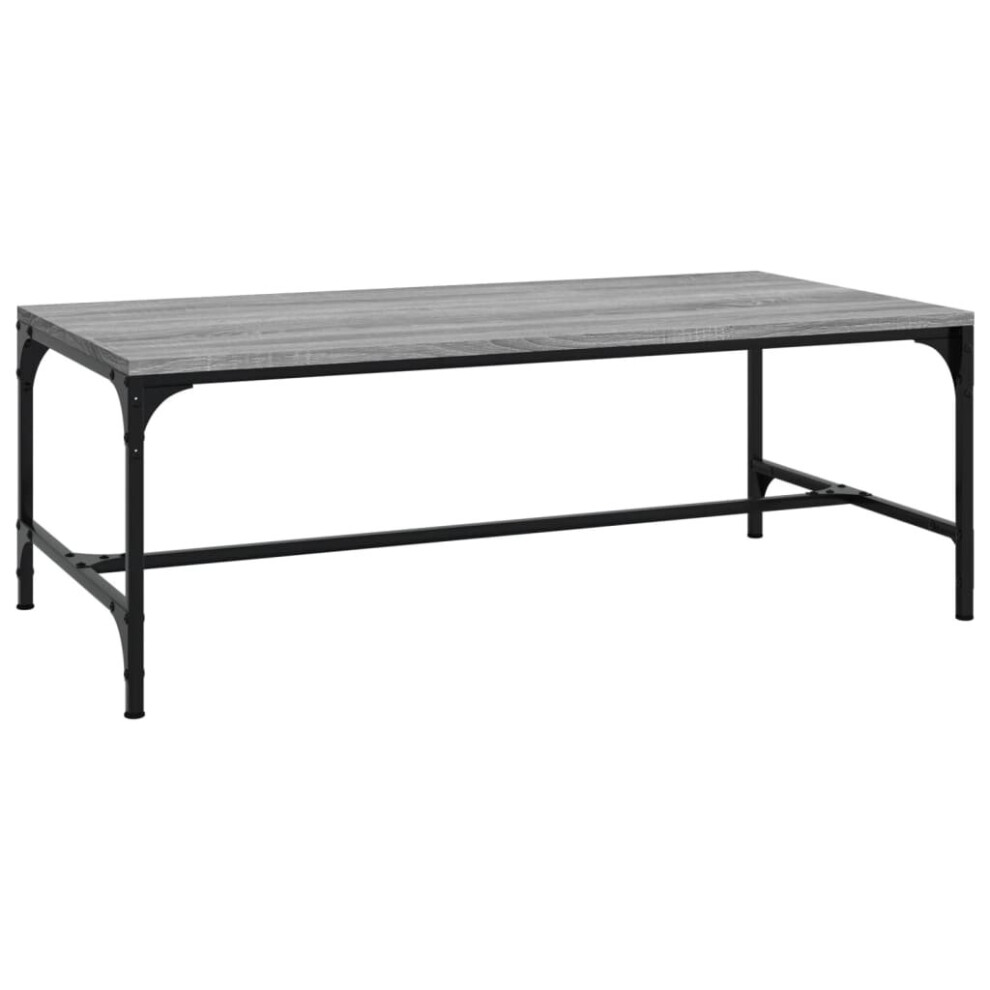 Vidaxl (Grey Sonoma, 100 X 50 X 35 Cm) 1/2X Side Table Engineered Wood Couch Tea Table Multi Colours/Sizes