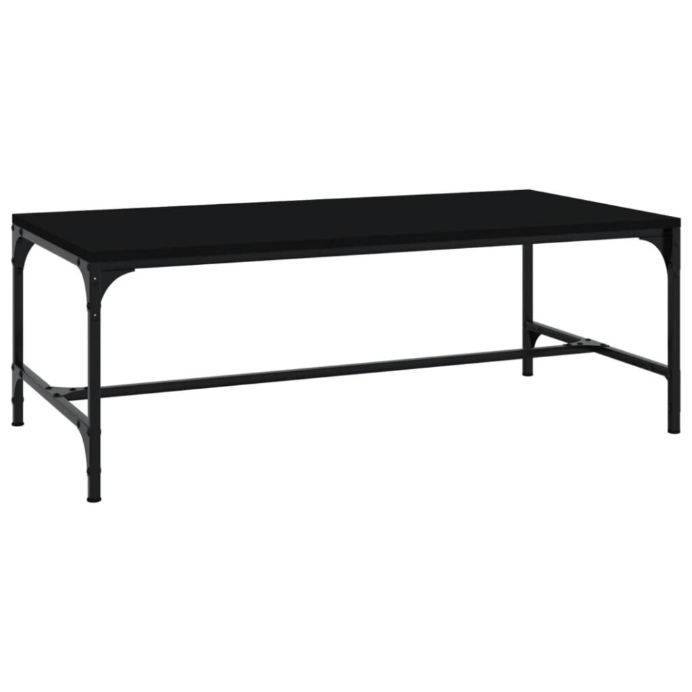Vidaxl (Black, 100 X 50 X 35 Cm) 1/2X Side Table Engineered Wood Couch Tea Table Multi Colours/Sizes