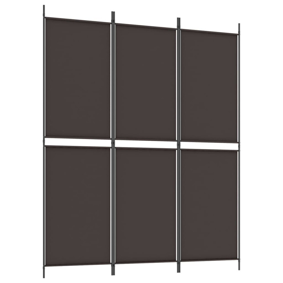 Vidaxl (, 150 X 180 Cm) Room Divider Privacy Screen Paravent Dressing Room Partition Fabric Brown