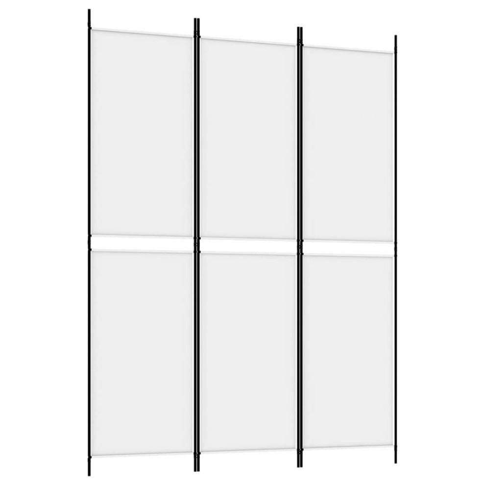 Vidaxl (, 150 X 200 Cm) Room Divider Privacy Screen Paravent Dressing Room Partition Fabric White