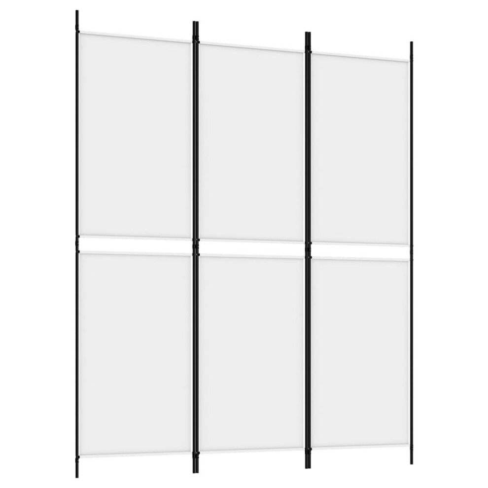 Vidaxl (, 150 X 180 Cm) Room Divider Privacy Screen Paravent Dressing Room Partition Fabric White