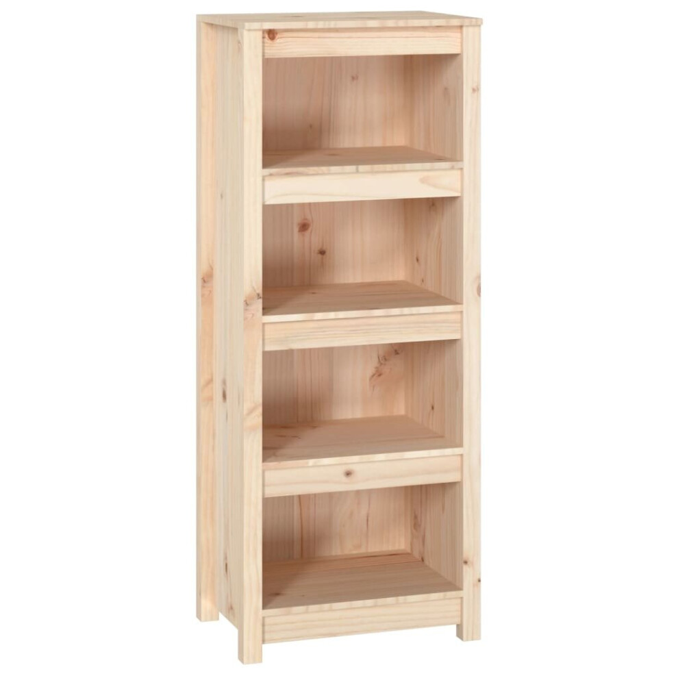 (Brown, 50 x 35 x 125.5 cm) vidaXL Solid Wood Pine Book Cabinet Display Organiser Multi Colours/Sizes