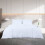 VidaXL vidaXL Bettwäsche-Set Weiß 135x200 cm Baumwolle 3