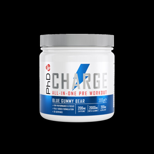 PhD Nutrition PhD Charge, Explosive Pre-Workout Powder-300g