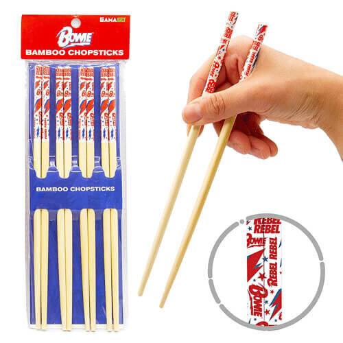 Gamago Eco-friendly Bamboo Chopsticks (David Bowie) 1
