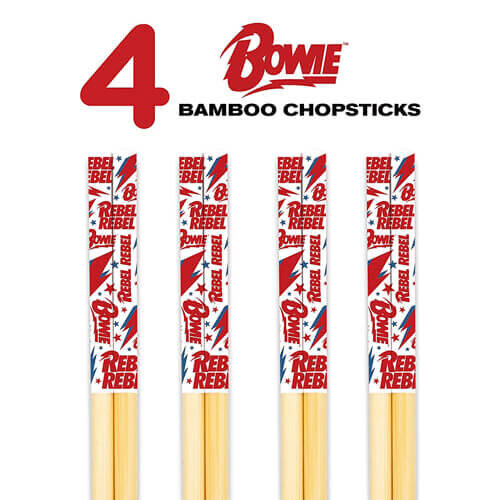 Gamago Eco-friendly Bamboo Chopsticks (David Bowie) 2