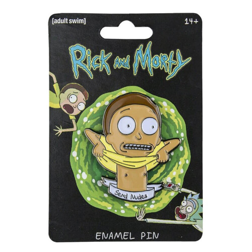 Rick And Morty Rick and Morty Send Nudes Enamel Pin