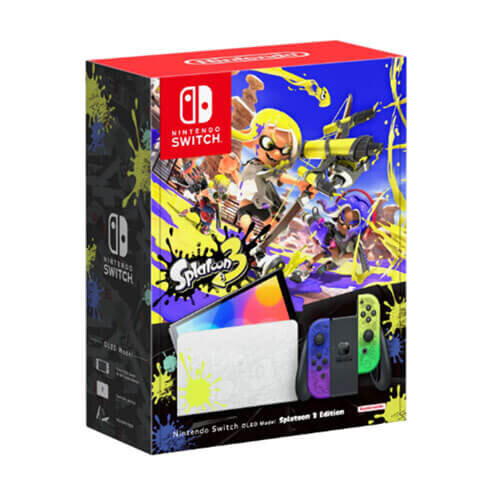 Refurbished Nintendo SWI Nintendo Switch OLED Model Console (Splatoon 3)
