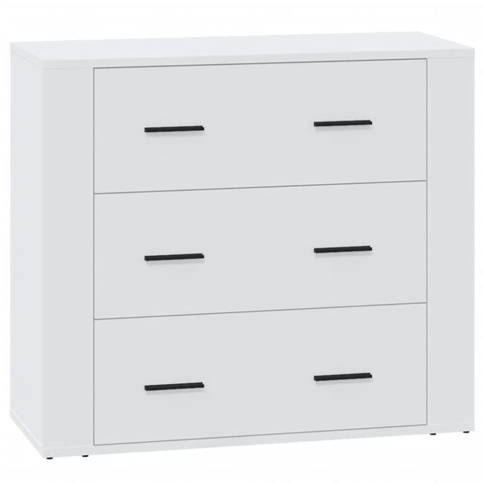 Vidaxl (White) Sideboard Storage Cupboard Cabinet Buffet Highboard Engineered Wood