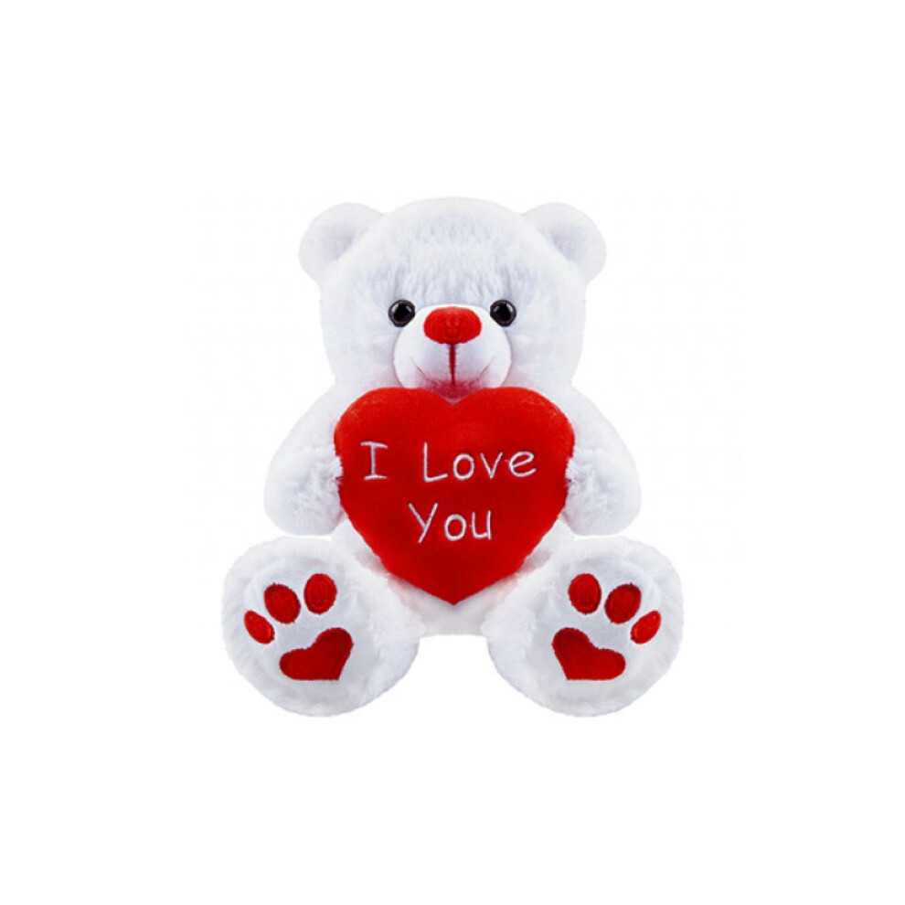 Lnd Gifts I Love You Teddy Bear Valentines Gift 20Cm White
