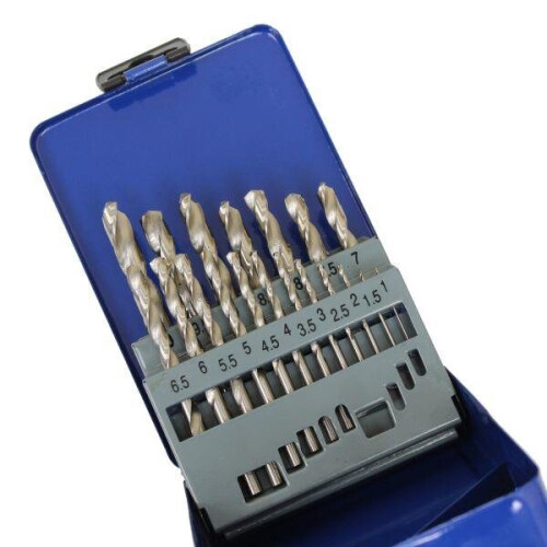us pro US PRO TOOLS 19PC HSS-G Metric HSS Drill Bit Set 1 - 10mm Bits 2411 2