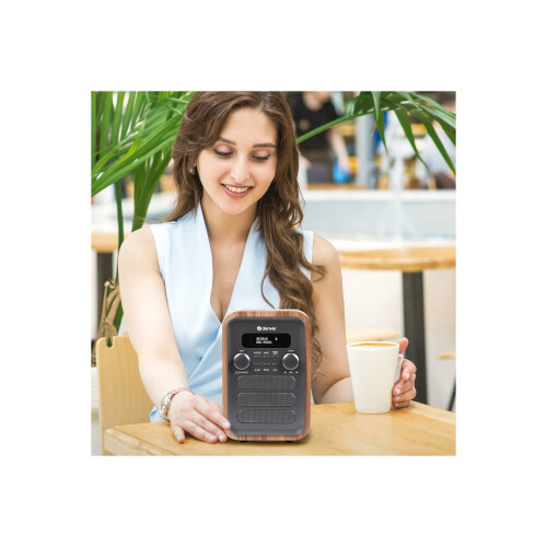 Denver (Grey) DAB-48 Bluetooth DAB/DAB+ Digital Radio with Large Remote Control 1