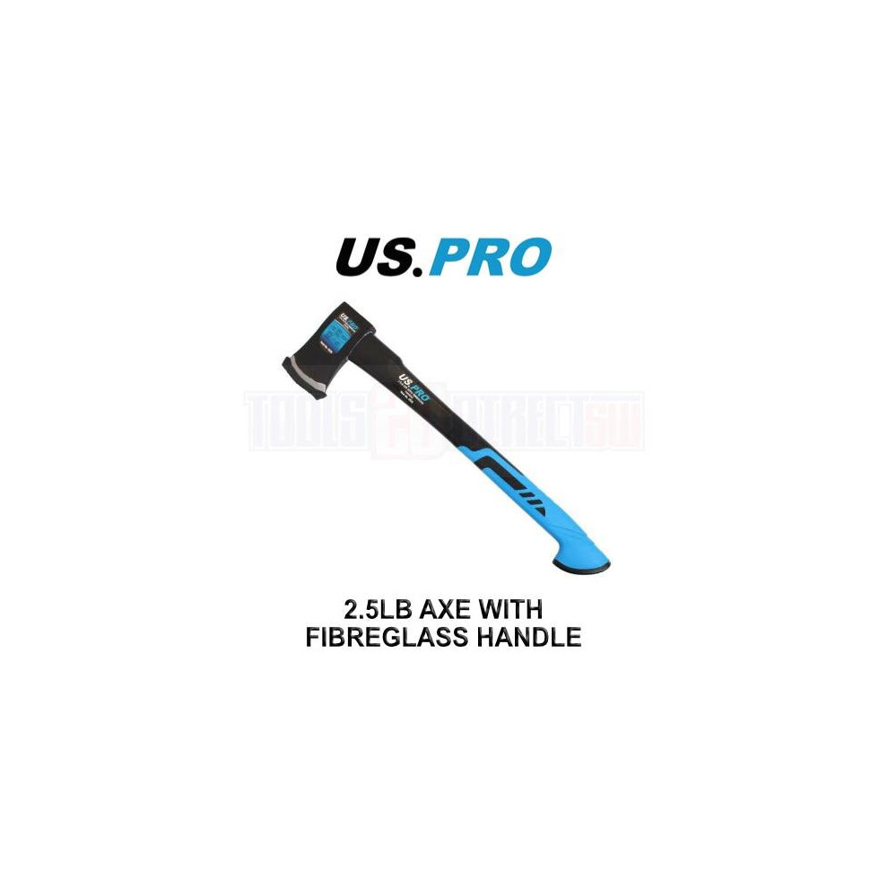 US PRO Tools 2.5LB / 1.13KG Axe With Fibreglass Handle Log Splitting Maul 4535