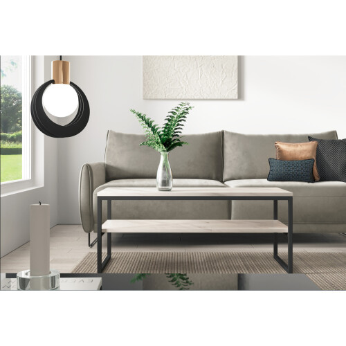 White 2 Tier Tony Shelf Polish Coffee Table