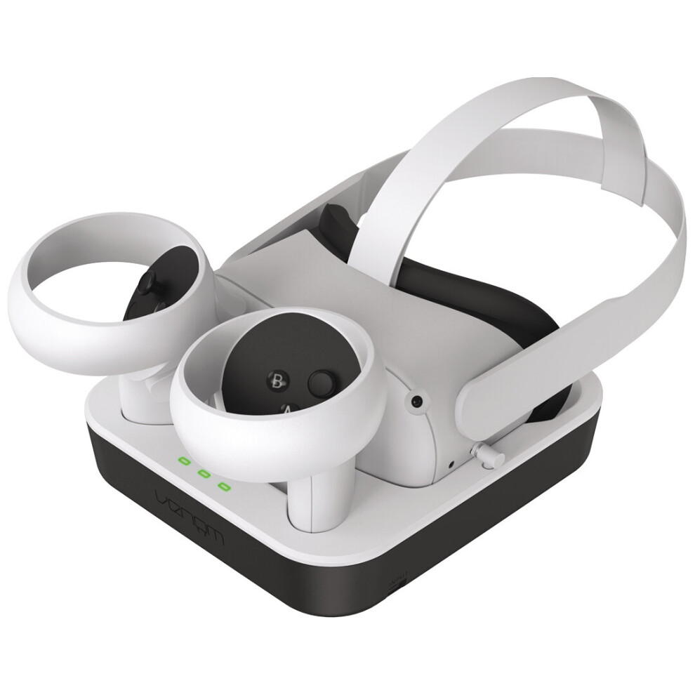Venom Charging Dock With Rechargeable Battery Packs For Meta Quest 2