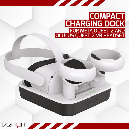 Venom Charging Dock with Rechargeable Battery Packs for Meta Quest 2 1