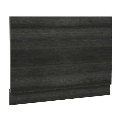 Modern Bathroom 700mm End Bath Panel 16mm MFC Charcoal Grey Wood Plinth Easy Cut 2