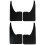 Actiasgear Universal Rubber Mudflaps 4pc Heavy Duty 1