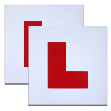 (L Plate) 2x Magnetic L Or P Plates Learner Driver Durable Flexible Pass Learner Vehicle