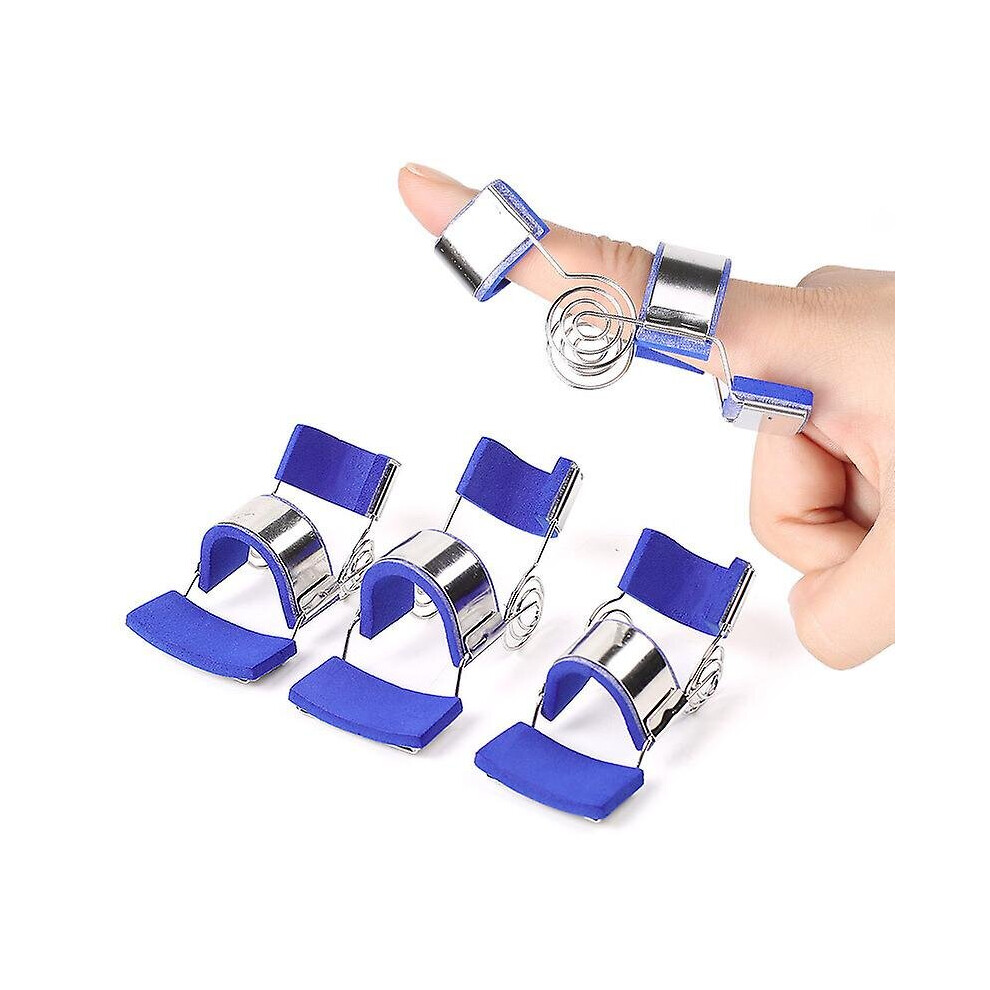 (S) Finger Extension Splint Finger Strengthener Exerciser Portable Finger Joint Support