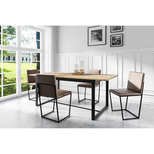 New Polish Oak Lasen Extension Table, Extendable  140cm-180cm*76cm 1
