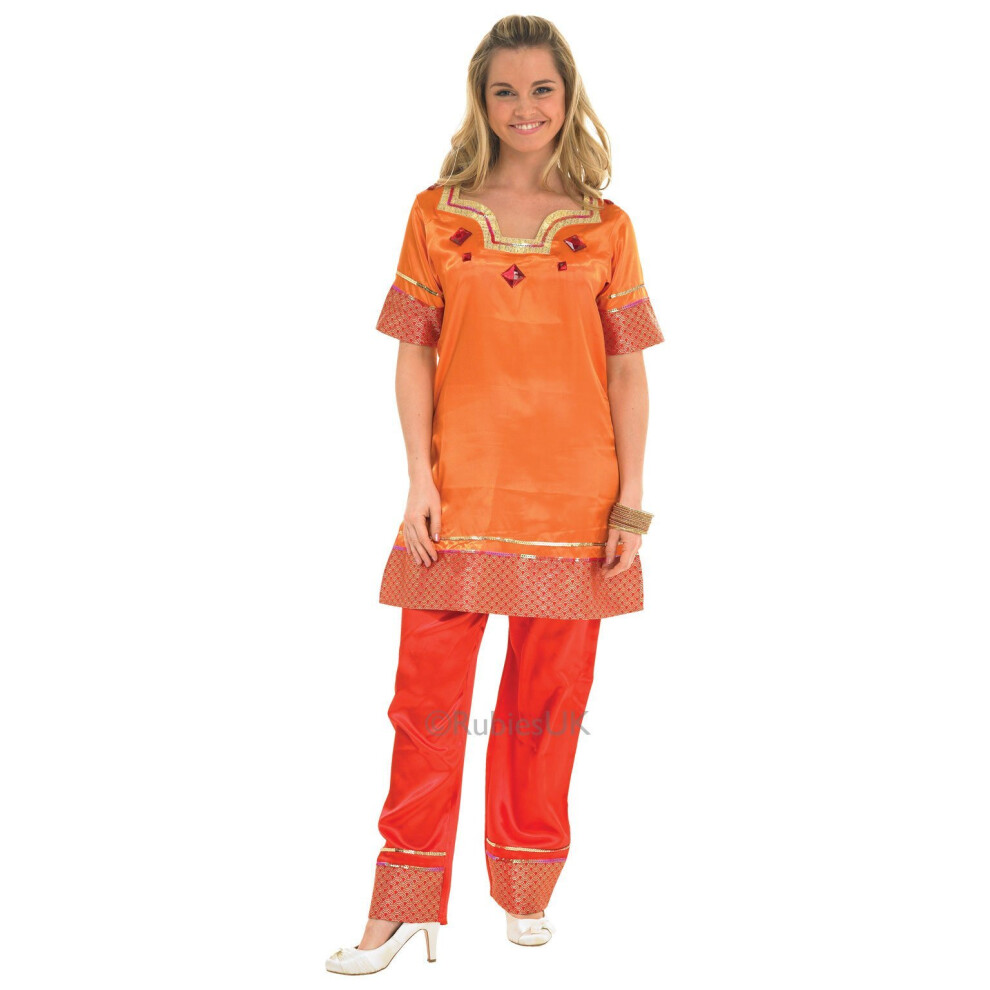 (Small) Bollywood Leading Lady Orange Tunic Set