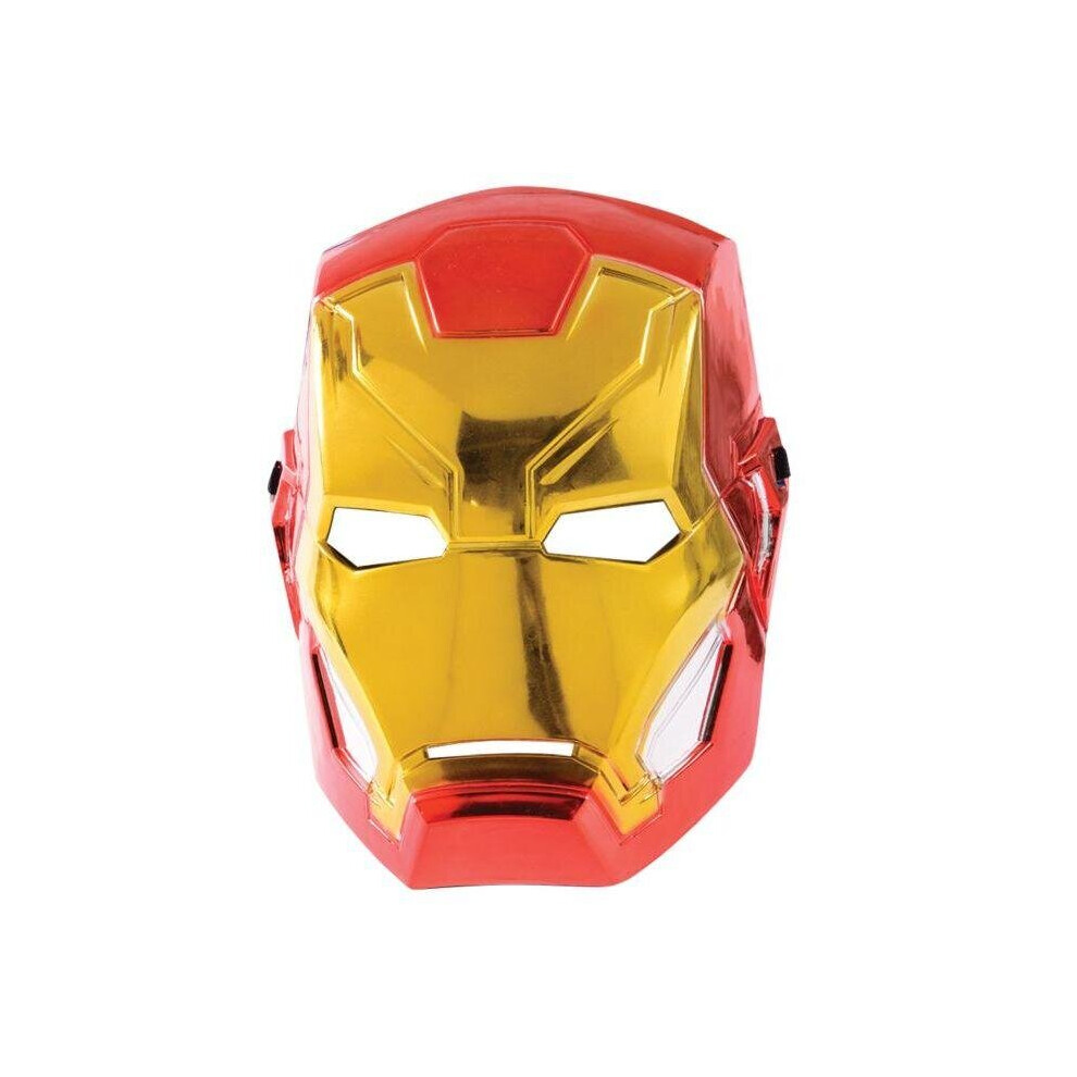 Rubies Iron Man 1 2 Metallic Mask Boys