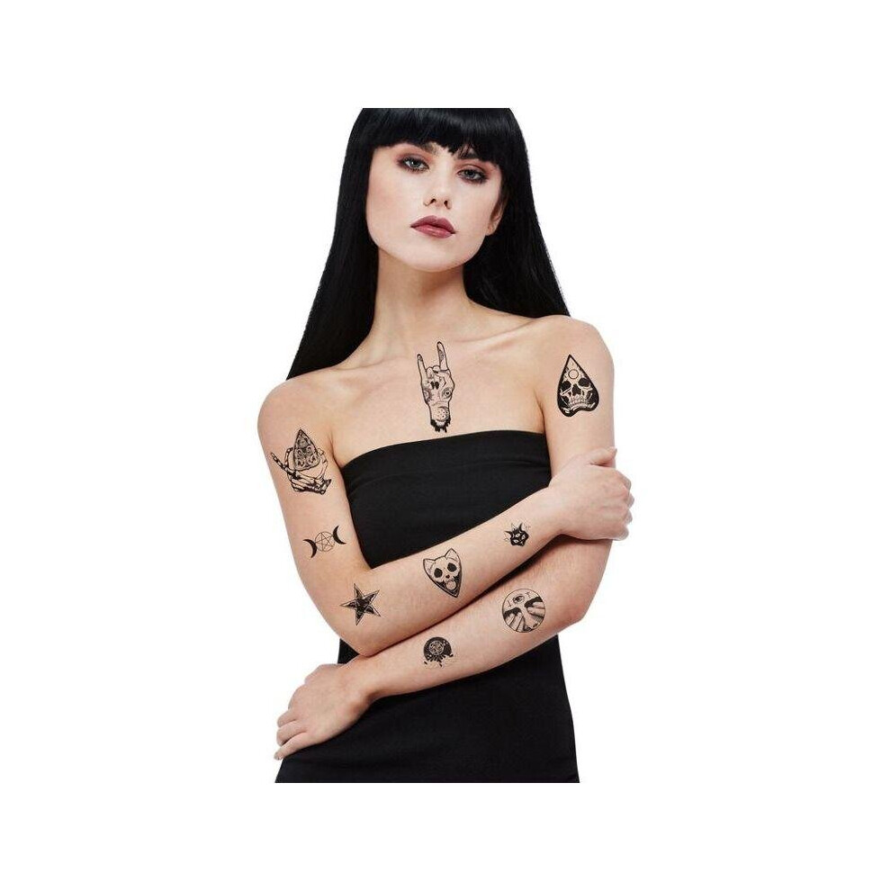 Smiffys Make Up FX Icon Tattoo Transfers Womens