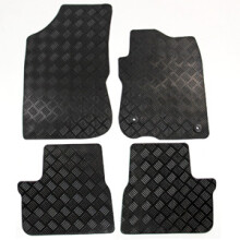 Peugeot 208 2012 Onward Rubber Car Mats 4pc Floor Set Actiasmat